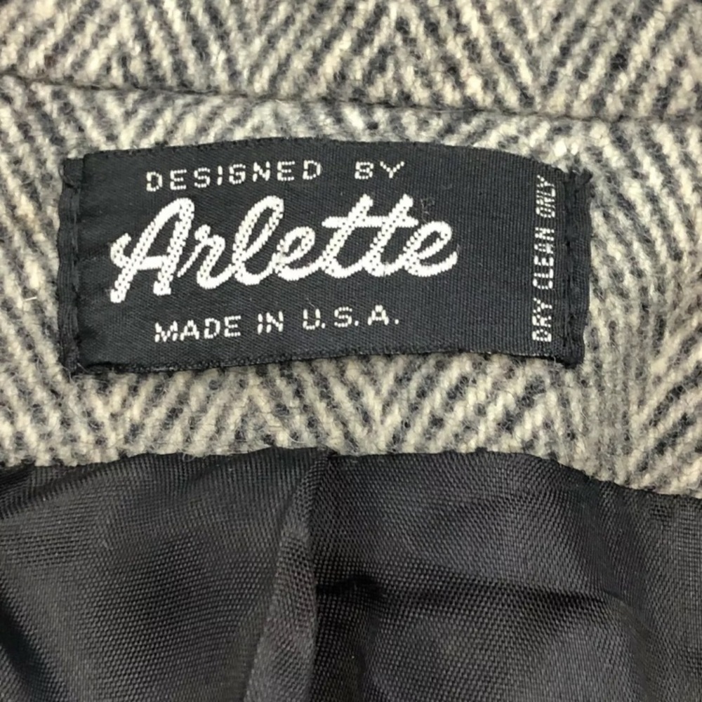 Arlette Herringbone Double Breasted Jacket - image 5